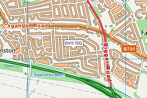 EH10 7DQ map - OS VectorMap District (Ordnance Survey) EH10 7DQ map - OS VectorMap District (Ordnance Survey)