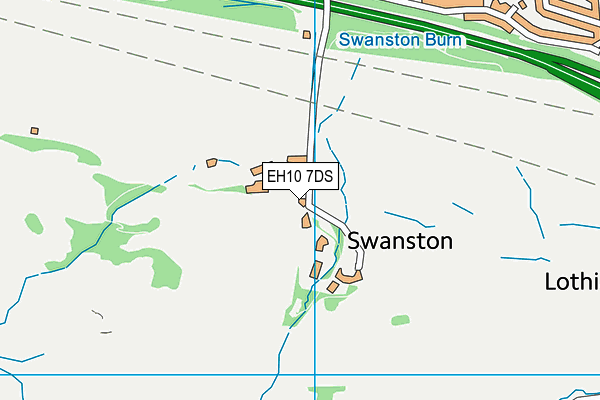 EH10 7DS map - OS VectorMap District (Ordnance Survey) EH10 7DS map - OS VectorMap District (Ordnance Survey)