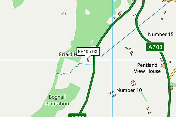 EH10 7DX map - OS VectorMap District (Ordnance Survey) EH10 7DX map - OS VectorMap District (Ordnance Survey)
