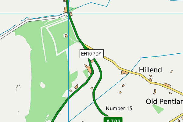 EH10 7DY map - OS VectorMap District (Ordnance Survey) EH10 7DY map - OS VectorMap District (Ordnance Survey)