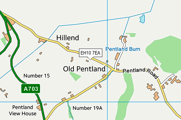 EH10 7EA map - OS VectorMap District (Ordnance Survey) EH10 7EA map - OS VectorMap District (Ordnance Survey)