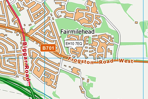 EH10 7EQ map - OS VectorMap District (Ordnance Survey) EH10 7EQ map - OS VectorMap District (Ordnance Survey)
