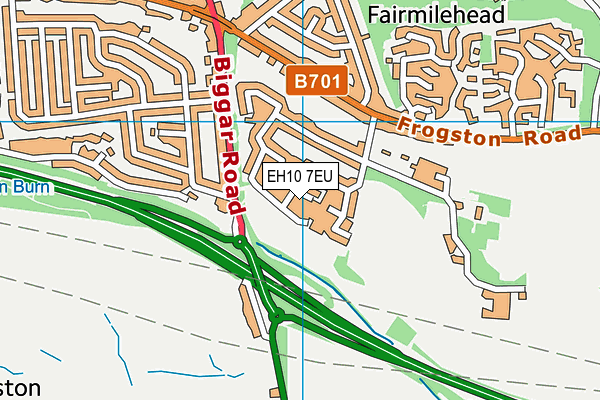 EH10 7EU map - OS VectorMap District (Ordnance Survey) EH10 7EU map - OS VectorMap District (Ordnance Survey)