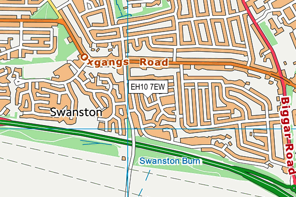 EH10 7EW map - OS VectorMap District (Ordnance Survey) EH10 7EW map - OS VectorMap District (Ordnance Survey)