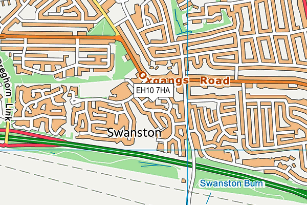 EH10 7HA map - OS VectorMap District (Ordnance Survey)