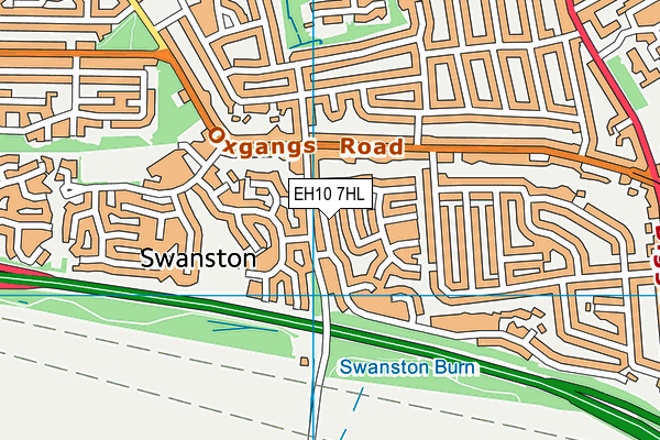 EH10 7HL map - OS VectorMap District (Ordnance Survey) EH10 7HL map - OS VectorMap District (Ordnance Survey)