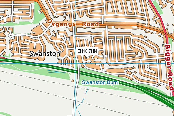 EH10 7HN map - OS VectorMap District (Ordnance Survey) EH10 7HN map - OS VectorMap District (Ordnance Survey)