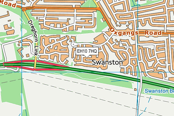 EH10 7HQ map - OS VectorMap District (Ordnance Survey) EH10 7HQ map - OS VectorMap District (Ordnance Survey)