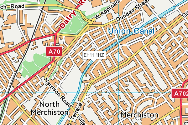 EH11 1HZ map - OS VectorMap District (Ordnance Survey) EH11 1HZ map - OS VectorMap District (Ordnance Survey)