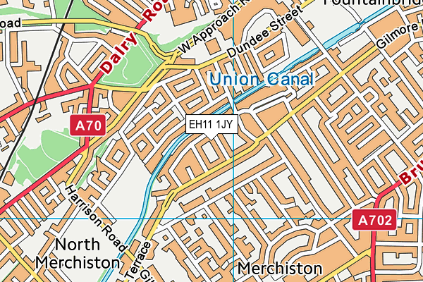 EH11 1JY map - OS VectorMap District (Ordnance Survey) EH11 1JY map - OS VectorMap District (Ordnance Survey)