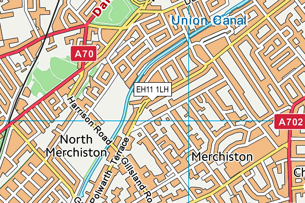 EH11 1LH map - OS VectorMap District (Ordnance Survey) EH11 1LH map - OS VectorMap District (Ordnance Survey)