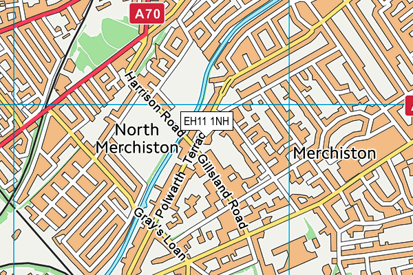 EH11 1NH map - OS VectorMap District (Ordnance Survey) EH11 1NH map - OS VectorMap District (Ordnance Survey)