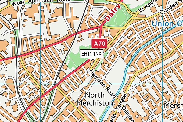 EH11 1NX map - OS VectorMap District (Ordnance Survey) EH11 1NX map - OS VectorMap District (Ordnance Survey)