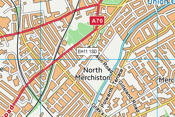 EH11 1SD map - OS VectorMap District (Ordnance Survey) EH11 1SD map - OS VectorMap District (Ordnance Survey)