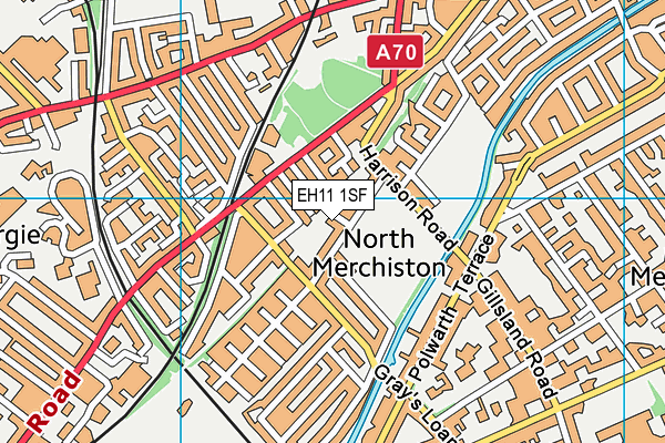 EH11 1SF map - OS VectorMap District (Ordnance Survey) EH11 1SF map - OS VectorMap District (Ordnance Survey)