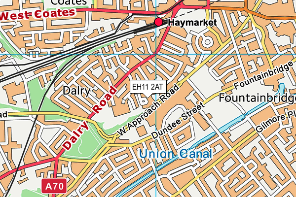 EH11 2AT map - OS VectorMap District (Ordnance Survey) EH11 2AT map - OS VectorMap District (Ordnance Survey)