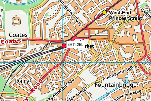 EH11 2BL map - OS VectorMap District (Ordnance Survey) EH11 2BL map - OS VectorMap District (Ordnance Survey)
