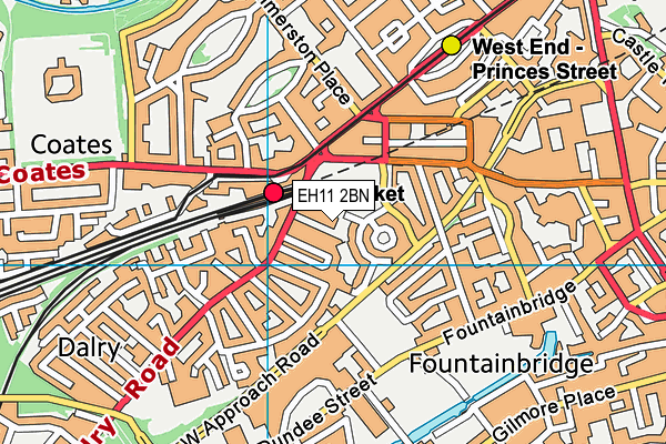 EH11 2BN map - OS VectorMap District (Ordnance Survey) EH11 2BN map - OS VectorMap District (Ordnance Survey)