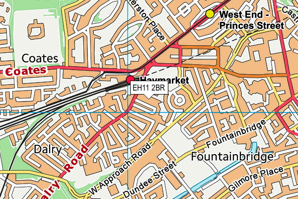 EH11 2BR map - OS VectorMap District (Ordnance Survey) EH11 2BR map - OS VectorMap District (Ordnance Survey)