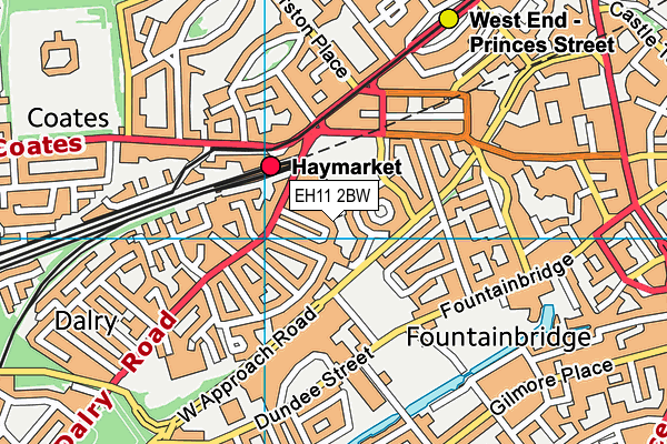 EH11 2BW map - OS VectorMap District (Ordnance Survey) EH11 2BW map - OS VectorMap District (Ordnance Survey)
