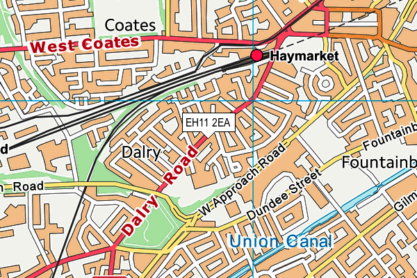 EH11 2EA map - OS VectorMap District (Ordnance Survey) EH11 2EA map - OS VectorMap District (Ordnance Survey)