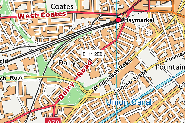 EH11 2EB map - OS VectorMap District (Ordnance Survey) EH11 2EB map - OS VectorMap District (Ordnance Survey)