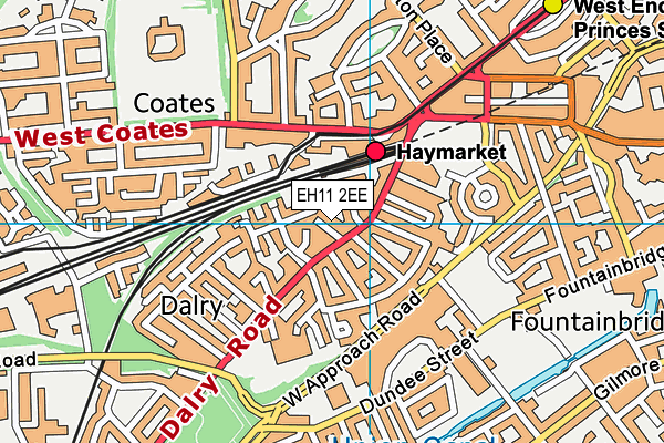 EH11 2EE map - OS VectorMap District (Ordnance Survey) EH11 2EE map - OS VectorMap District (Ordnance Survey)