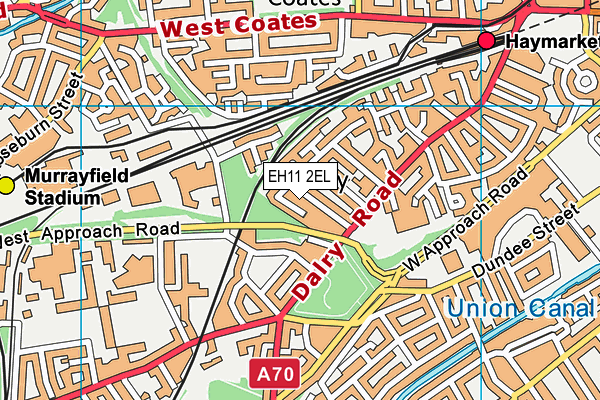 EH11 2EL map - OS VectorMap District (Ordnance Survey) EH11 2EL map - OS VectorMap District (Ordnance Survey)
