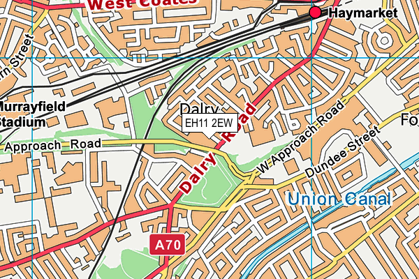 EH11 2EW map - OS VectorMap District (Ordnance Survey) EH11 2EW map - OS VectorMap District (Ordnance Survey)