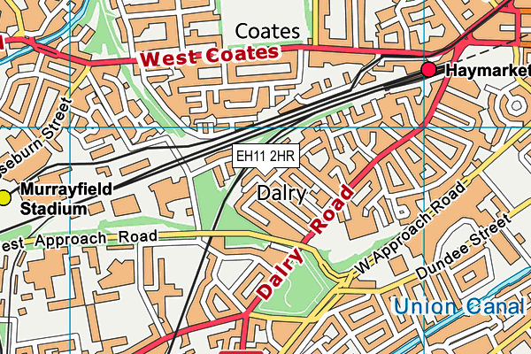 EH11 2HR map - OS VectorMap District (Ordnance Survey) EH11 2HR map - OS VectorMap District (Ordnance Survey)