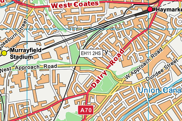 EH11 2HS map - OS VectorMap District (Ordnance Survey) EH11 2HS map - OS VectorMap District (Ordnance Survey)