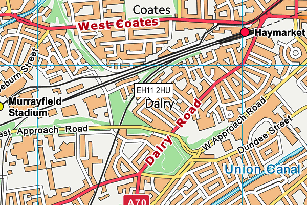 EH11 2HU map - OS VectorMap District (Ordnance Survey) EH11 2HU map - OS VectorMap District (Ordnance Survey)