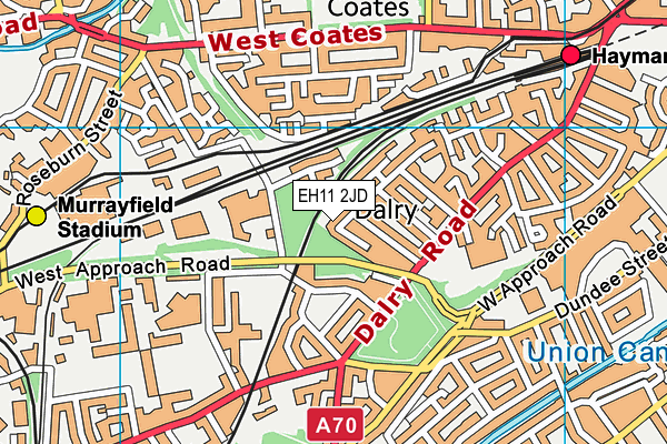 EH11 2JD map - OS VectorMap District (Ordnance Survey) EH11 2JD map - OS VectorMap District (Ordnance Survey)