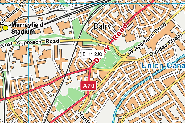 EH11 2JQ map - OS VectorMap District (Ordnance Survey) EH11 2JQ map - OS VectorMap District (Ordnance Survey)