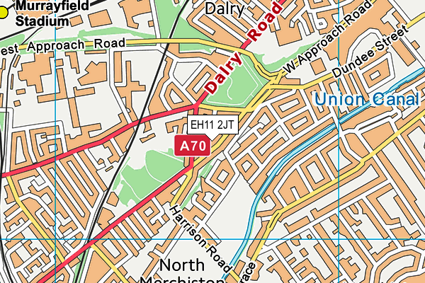 EH11 2JT map - OS VectorMap District (Ordnance Survey) EH11 2JT map - OS VectorMap District (Ordnance Survey)