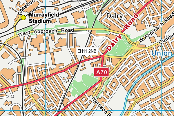 EH11 2NB map - OS VectorMap District (Ordnance Survey) EH11 2NB map - OS VectorMap District (Ordnance Survey)