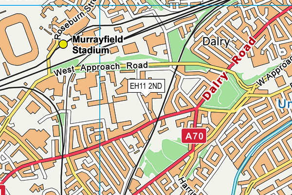 EH11 2ND map - OS VectorMap District (Ordnance Survey) EH11 2ND map - OS VectorMap District (Ordnance Survey)