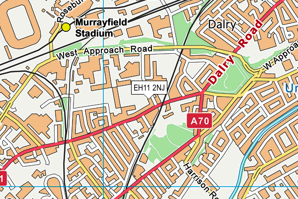 EH11 2NJ map - OS VectorMap District (Ordnance Survey) EH11 2NJ map - OS VectorMap District (Ordnance Survey)