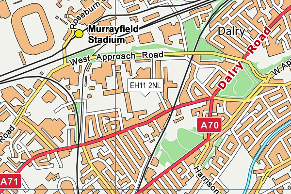 EH11 2NL map - OS VectorMap District (Ordnance Survey) EH11 2NL map - OS VectorMap District (Ordnance Survey)