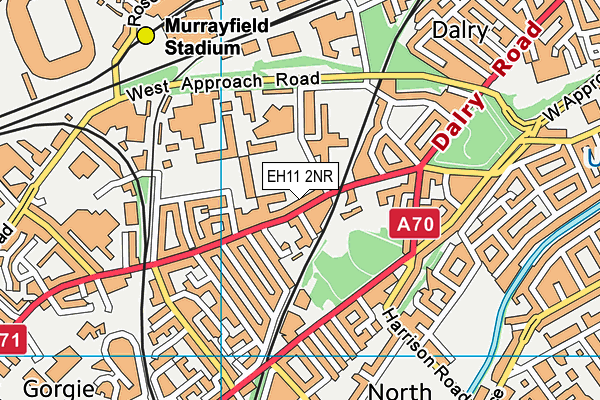 EH11 2NR map - OS VectorMap District (Ordnance Survey) EH11 2NR map - OS VectorMap District (Ordnance Survey)
