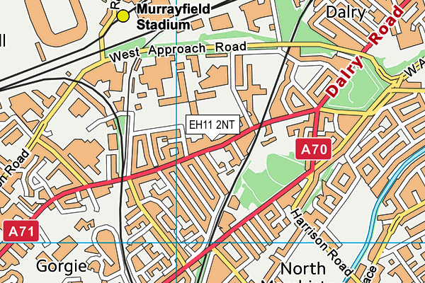 EH11 2NT map - OS VectorMap District (Ordnance Survey) EH11 2NT map - OS VectorMap District (Ordnance Survey)