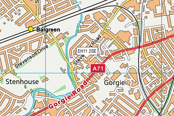 EH11 2SE map - OS VectorMap District (Ordnance Survey) EH11 2SE map - OS VectorMap District (Ordnance Survey)
