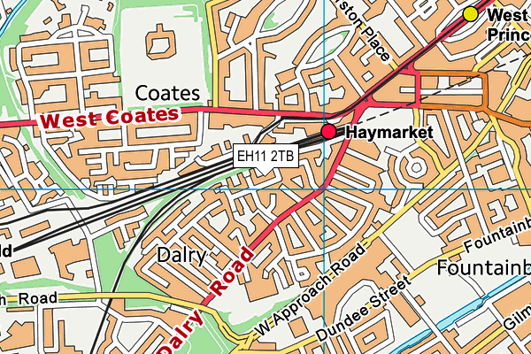 EH11 2TB map - OS VectorMap District (Ordnance Survey) EH11 2TB map - OS VectorMap District (Ordnance Survey)