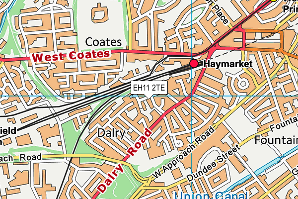 EH11 2TE map - OS VectorMap District (Ordnance Survey) EH11 2TE map - OS VectorMap District (Ordnance Survey)