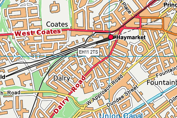 EH11 2TS map - OS VectorMap District (Ordnance Survey) EH11 2TS map - OS VectorMap District (Ordnance Survey)