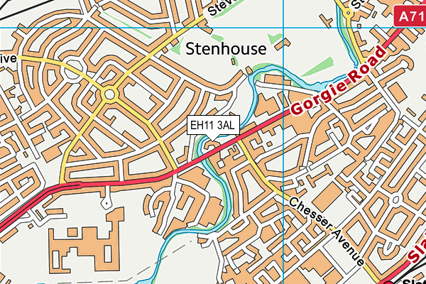 EH11 3AL map - OS VectorMap District (Ordnance Survey) EH11 3AL map - OS VectorMap District (Ordnance Survey)