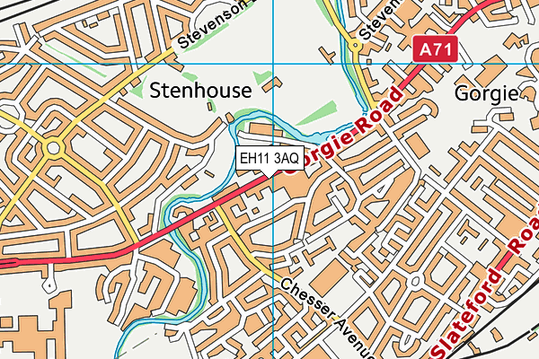 EH11 3AQ map - OS VectorMap District (Ordnance Survey) EH11 3AQ map - OS VectorMap District (Ordnance Survey)