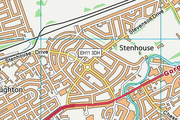 EH11 3DH map - OS VectorMap District (Ordnance Survey) EH11 3DH map - OS VectorMap District (Ordnance Survey)