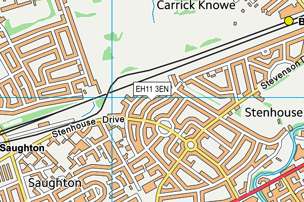 EH11 3EN map - OS VectorMap District (Ordnance Survey) EH11 3EN map - OS VectorMap District (Ordnance Survey)