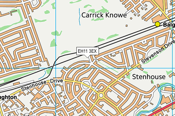EH11 3EX map - OS VectorMap District (Ordnance Survey) EH11 3EX map - OS VectorMap District (Ordnance Survey)